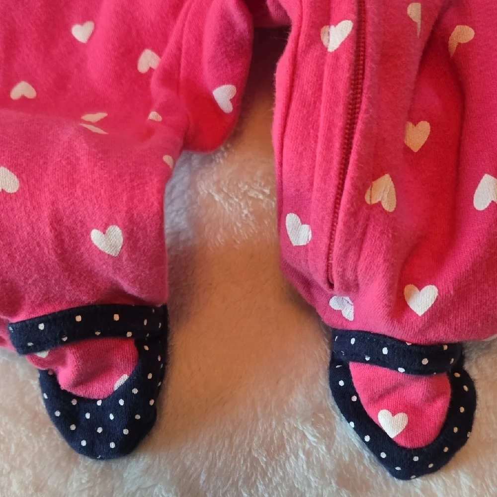 Carter's 3Mos 💕Day Jumper & Nighttime Footies All Cotton Too Cute Great Deal💕